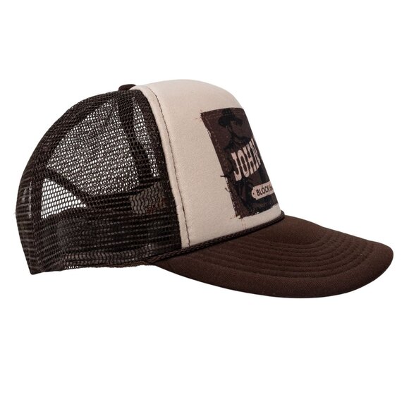 John Wayne Cancer Foundation Trucker Cap Brown Beige Adjustable Snapback Otto Co - Picture 2 of 6